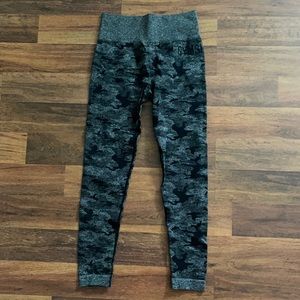 Gymshark Camo Leggings Size M